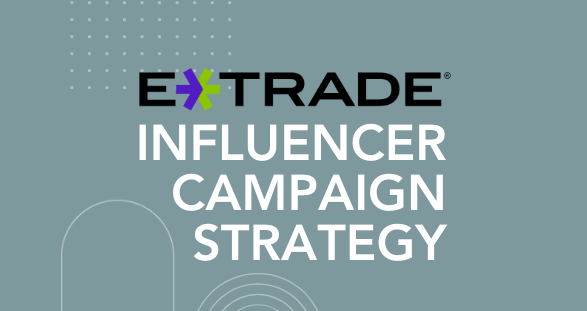 Cover slide preview for E-Trade — Influencer Campaign Strategy deck