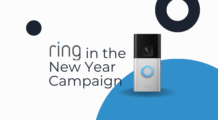 Cover slide preview for Amazon — Ring in the New Year campaign deck